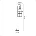Наземный фонарь Lumi 2314/1F Odeon Light
