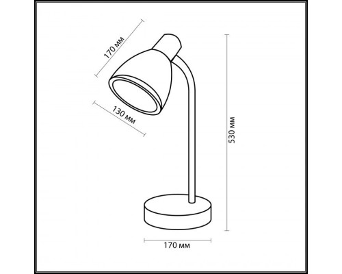 Настольная лампа Mansy 2411/1T Odeon Light Настольная лампа Mansy 2411/1T Odeon Light