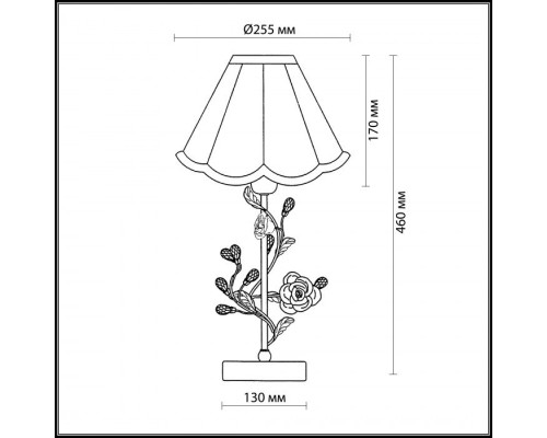 Настольная лампа Oxonia 2585/1T Odeon Light Настольная лампа Oxonia 2585/1T Odeon Light