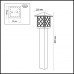 Наземный светильник Anger 2649/1A Odeon Light