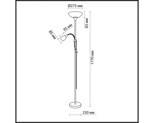 Торшер Trend 2713/F Odeon Light Торшер Trend 2713/F Odeon Light