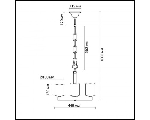 Подвесная люстра Fabo 2767/4 Odeon Light Подвесная люстра Fabo 2767/4 Odeon Light