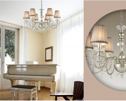 Подвесная люстра Aurelia 3390/6 Odeon Light Подвесная люстра Aurelia 3390/6 Odeon Light