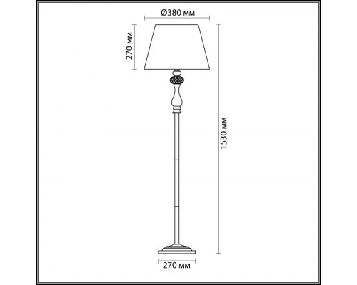 Торшер Gaellori 3393/1F Odeon Light Торшер Gaellori 3393/1F Odeon Light