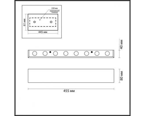 Настенный светильник Magnum 3893/16WL Odeon Light Настенный светильник Magnum 3893/16WL Odeon Light
