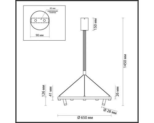 Подвесной светильник Beveren 3918/48L Odeon Light Подвесной светильник Beveren 3918/48L Odeon Light