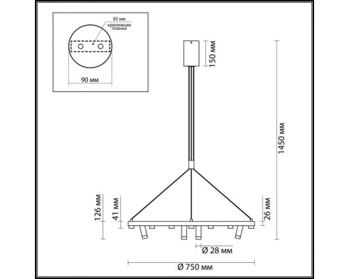 Подвесной светильник Beveren 3918/63L Odeon Light Подвесной светильник Beveren 3918/63L Odeon Light