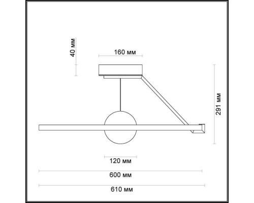 Потолочная люстра Lond 4032/40CL Odeon Light Потолочная люстра Lond 4032/40CL Odeon Light