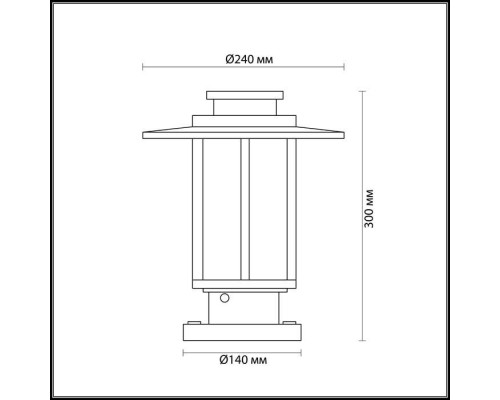 Наземный светильник MITO 4047/1B Odeon Light Наземный светильник MITO 4047/1B Odeon Light