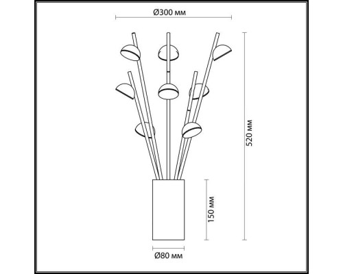 Настольная лампа Verica 4156/24TL Odeon Light Настольная лампа Verica 4156/24TL Odeon Light