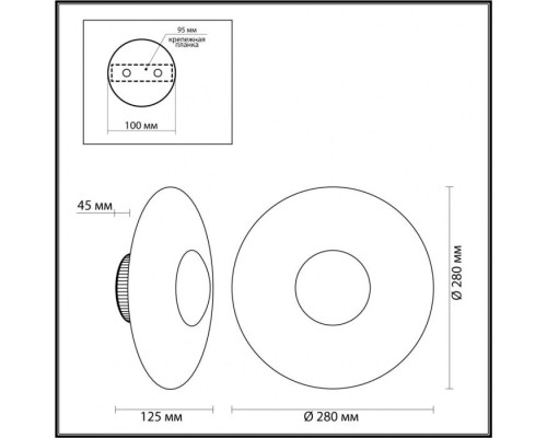 Настенный светильник Adamas 4223/13WL Odeon Light Настенный светильник Adamas 4223/13WL Odeon Light