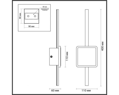 Настенный светильник Stilo 4257/12WL Odeon Light Настенный светильник Stilo 4257/12WL Odeon Light