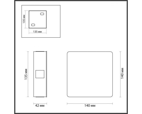 Настенный светильник Vista 4258/8WL Odeon Light Настенный светильник Vista 4258/8WL Odeon Light