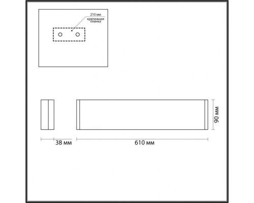 Настенный светильник Framant 4293/20WL Odeon Light Настенный светильник Framant 4293/20WL Odeon Light