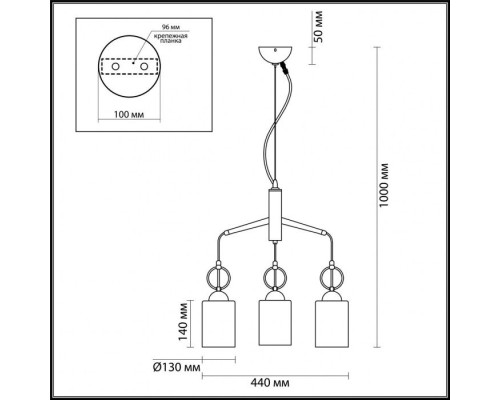 Подвесной светильник Opika 4657/3 Odeon Light Подвесной светильник Opika 4657/3 Odeon Light