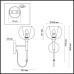 Бра Leva 4697/1W Odeon Light