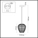 Подвесной светильник Maka 4714/1 Odeon Light