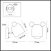 Бра Mickey 4732/1W Odeon Light