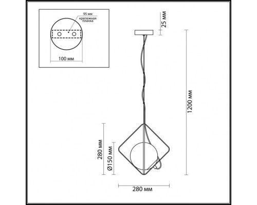 Подвесной светильник Pekti 4763/1 Odeon Light Подвесной светильник Pekti 4763/1 Odeon Light