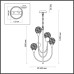 Подвесная люстра Kelli 4785/4 Odeon Light