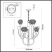 Подвесная люстра Kelli 4785/6 Odeon Light