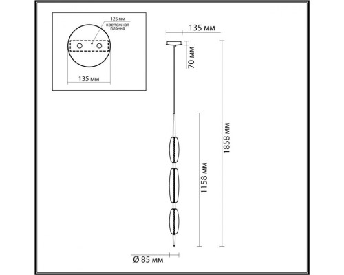 Подвесной светильник Spindle 4793/28L Odeon Light Подвесной светильник Spindle 4793/28L Odeon Light