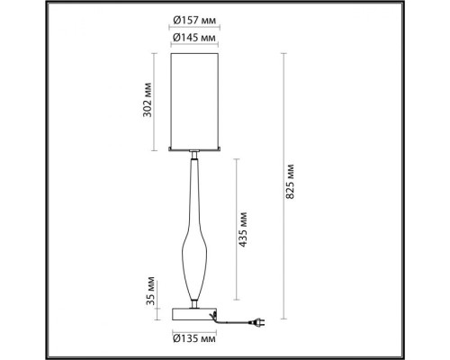 Настольная лампа Tower 4851/1T Odeon Light Настольная лампа Tower 4851/1T Odeon Light