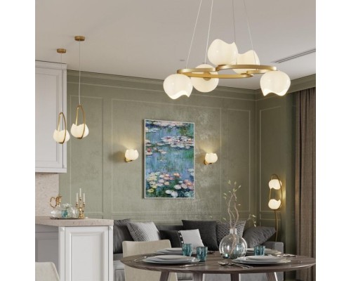 Подвесной светильник Waterlily 4873/1 Odeon Light Подвесной светильник Waterlily 4873/1 Odeon Light