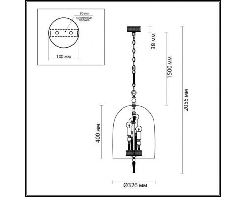 Подвесной светильник Bell 4882/4 Odeon Light Подвесной светильник Bell 4882/4 Odeon Light