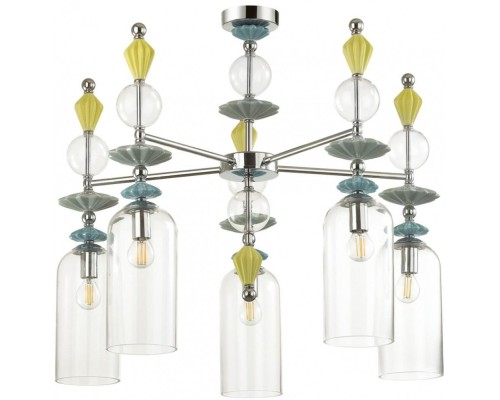 Потолочная люстра Bizet 4893/5C Odeon Light Потолочная люстра Bizet 4893/5C Odeon Light