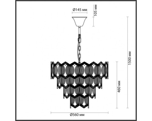 Подвесная люстра Somala 4918/10 Odeon Light Подвесная люстра Somala 4918/10 Odeon Light