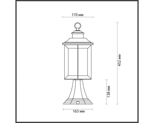 Наземный фонарь Mavret 4961/1A Odeon Light Наземный фонарь Mavret 4961/1A Odeon Light