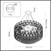 Подвесная люстра Buckle 4989/12 Odeon Light