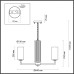 Подвесная люстра Kasali 4990/6 Odeon Light