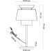 Интерьерная настольная лампа Kressa 4992/1T Odeon Light