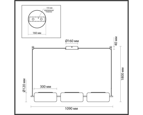 Подвесной светильник Kavia 5003/30L Odeon Light Подвесной светильник Kavia 5003/30L Odeon Light