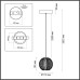Подвесной светильник Crystal 5007/5LA Odeon Light