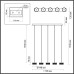 Подвесной светильник Fivre 5032/30LA Odeon Light