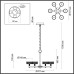 Подвесная люстра Fivre 5032/36L Odeon Light