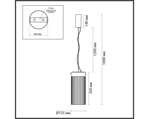 Подвесной светильник Pillari 5047/10L Odeon Light Подвесной светильник Pillari 5047/10L Odeon Light