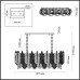 Подвесная люстра Tears 5049/14 Odeon Light