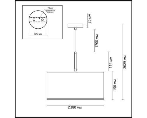 Подвесной светильник Bergi 5064/1 Odeon Light Подвесной светильник Bergi 5064/1 Odeon Light