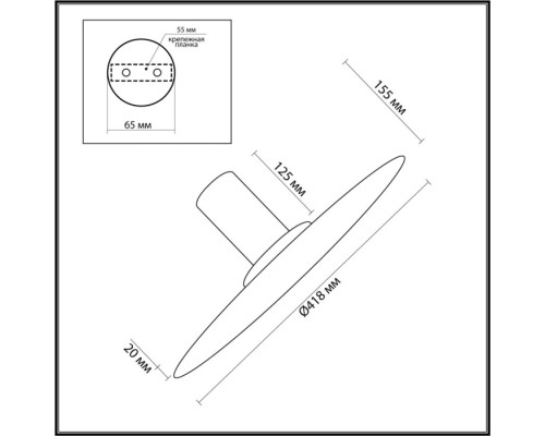 Настенно-потолочный светильник Stoflake 5078/35L Odeon Light Настенно-потолочный светильник Stoflake 5078/35L Odeon Light