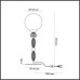 Интерьерная настольная лампа Palle 5405/1T Odeon Light