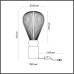 Интерьерная настольная лампа Elica 5417/1T Odeon Light