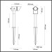 Грунтовый светильник Stima 6648/6GL Odeon Light