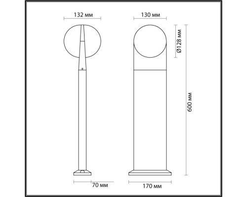 Наземный светильник Tilda 6652/12GL Odeon Light Наземный светильник Tilda 6652/12GL Odeon Light