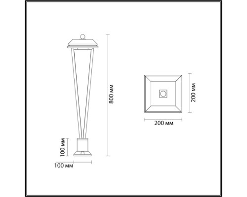 Наземный светильник Bearitz 6655/12GL Odeon Light Наземный светильник Bearitz 6655/12GL Odeon Light