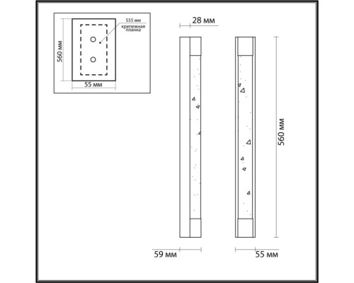 Настенный светильник Mirada 6680/12WL Odeon Light Настенный светильник Mirada 6680/12WL Odeon Light