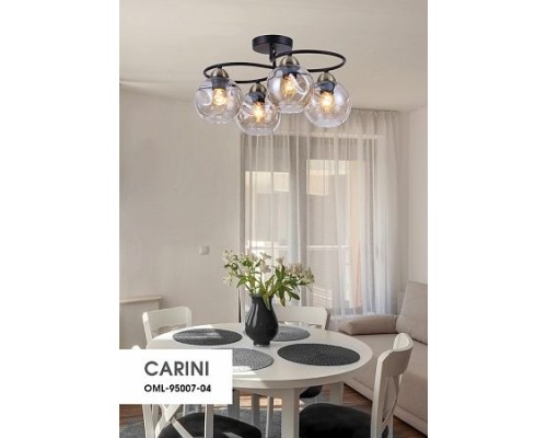Потолочная люстра Carini OML-95007-04 Omnilux Потолочная люстра Carini OML-95007-04 Omnilux
